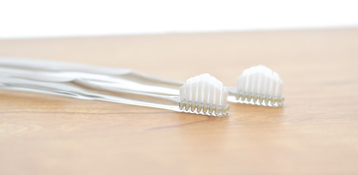 奇跡の歯ブラシの毛先